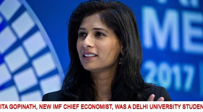 Gita Gopinath New IMF Chief Economist