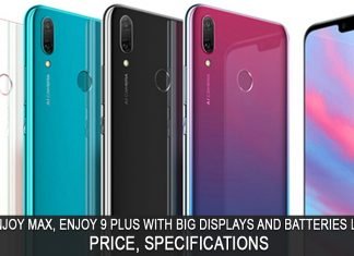Huawei Enjoy 9 Plus and Enjoy Max Launched: Check Price, Specification Huawei Enjoy 9 Plus and Enjoy Max Launched