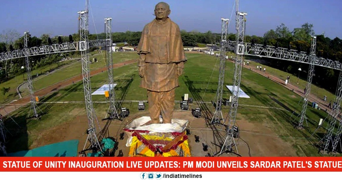 PM Unveils Sardar Patel's 2900Crore Statue Of Unity Today