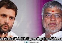 Rahul Gandhi Pulls up CP Joshi Over His Statement Against PM