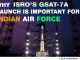 Isro's GSAT-7A launch