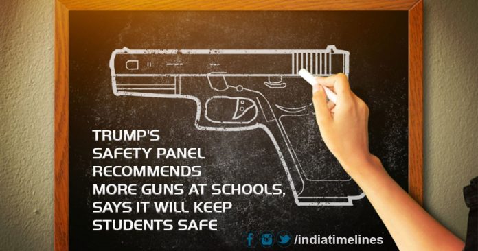 Trump's safety panel recommends guns at schools