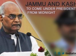 President’s Rule imposed in Jammu Kashmir from Midnight