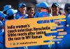 India women's coach selection