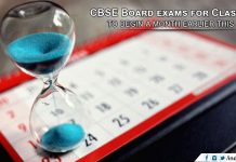 CBSE Class X & XII Date Exam Sheet 2019