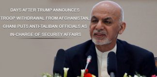Trump announced withdrawal from Afghanistan
