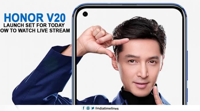 Honor V20 Launch Set for Today