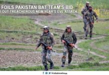 Army foils Pakistan BAT team's bid to carry out New Year's Eve attack