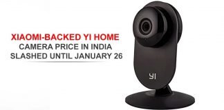 Price of Xiaomi-Backed Yi Home Camera decreased by January 26