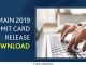 JEE Main 2019 Admit card Released