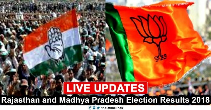 Rajasthan and Madhya Pradesh Election Results 2018 Rajasthan and Madhya Pradesh Election Results 2018