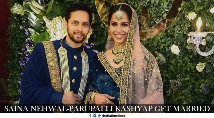 Saina Nehwal-Parupalli Kashyap Wedding
