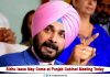 Sidhu Issue may come at Punjab Cabinet Meeting Today