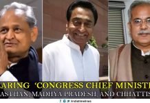 Swearing ‘Congress chief ministers’ in Rajasthan