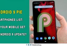 Android 9 Pie Smartphone List