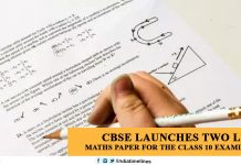 CBSE launches two level Maths Paper for the Class 10 examination