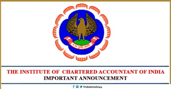 The Institute of Chartered Accountant of India