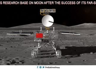 China plans research base on moon after the success of its far