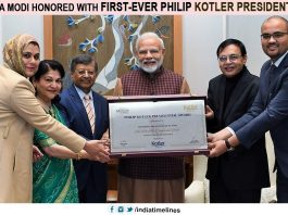 PM Narendra Modi honored with first-ever Philip Kotler Presidential award
