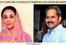 Family court's sanction to a divorce of Diya Kumari & Narendra Singh