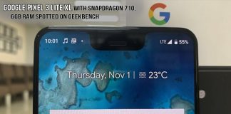Google Pixel 3 Lite XL with Snapdragon 710