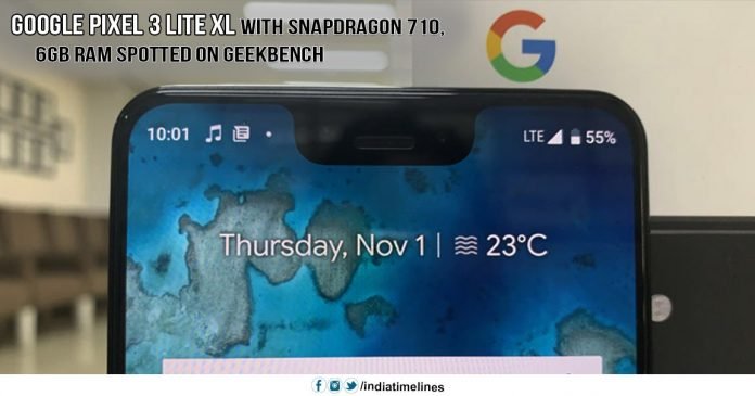 Google Pixel 3 Lite XL with Snapdragon 710