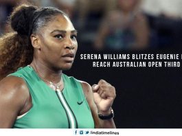 Serena Blitzes Eugenie Bouchard to reach the AUS Open 3rd Round