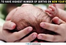 India has the largest number of births on New Year's Day