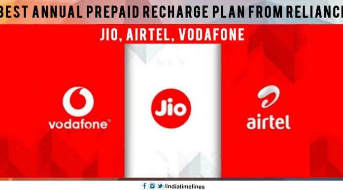 Best annual prepaid recharge plan