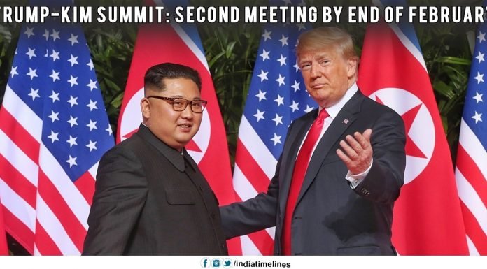 Trump-Kim summit - Second meeting by end of February