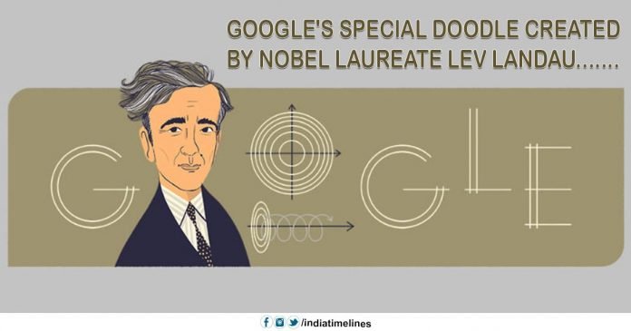 Google's special doodle created by Nobel laureate Lev Landau