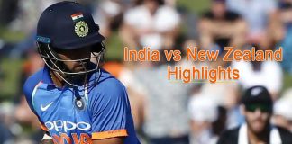 India vs New Zealand Highlights