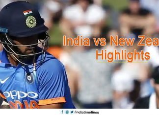 India vs New Zealand Highlights