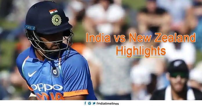 India vs New Zealand Highlights