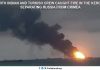 2 ships with Indian and Turkish crew caught fire in the Kerch Strait