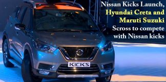 Nissan Kicks Launch Hyundai Creta and Maruti Suzuki Scross