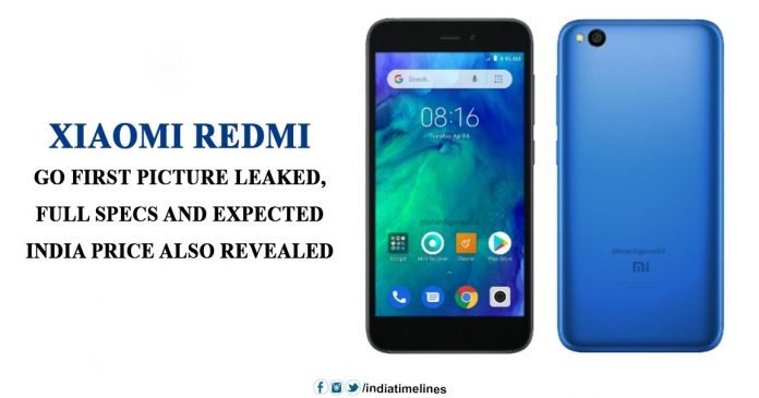 Xiaomi Redmi Go first picture leaked