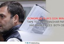 Congress plays Goa ‘minister’ tape to claim Manohar Parrikar