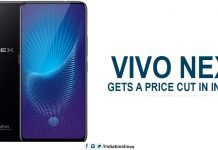 Vivo NEX gets a price cut in India