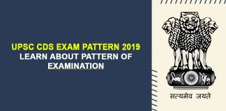 UPSC CDS Exam Pattern 2019