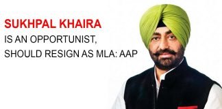 Sukhpal Khaira is an opportunist -should resign as MLA