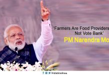 Farmers are food providers for us -no vote bank