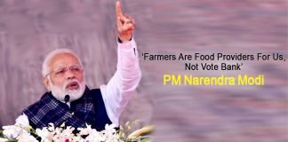 Farmers are food providers for us -no vote bank