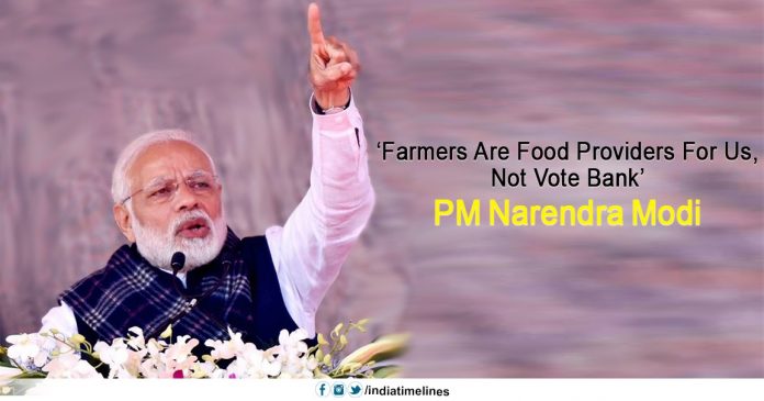 Farmers are food providers for us -no vote bank
