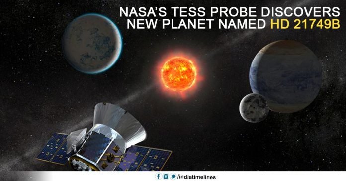 NASA’s TESS Probe Discovers New Planet Named HD 21749B