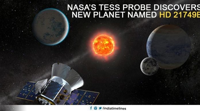 NASA’s TESS Probe Discovers New Planet Named HD 21749B