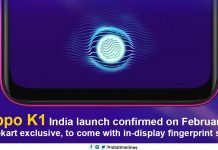 Oppo K1 India launch confirmed on February 6 as Flipkart exclusive