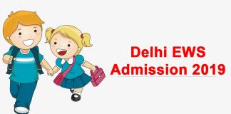 Delhi EWS Admission 2019