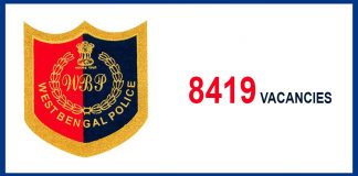 West Bengal Police Recruitment 2019-20