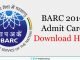 BARC Admit Card 2019